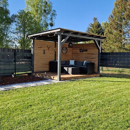 Ferienhaus Seeoase - 70Qm - Kamin -Terrassen - Parkplatz - Badestelle Fusslaeufig ヨーアヒムスタール エクステリア 写真